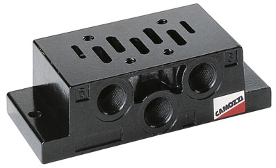 ISO 2 SUB-BASE WITH SIDE OUTLETS - 902 F2A